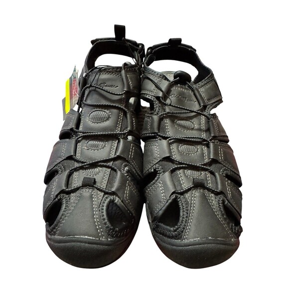 Eddie Bauer Black Bump Toe Meridian Style Multipurpose Sandal Shoes Men’s Sz 10 main image 4
